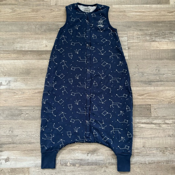 Woolino sleep walker with feet 3-4T - Picture 1 of 8